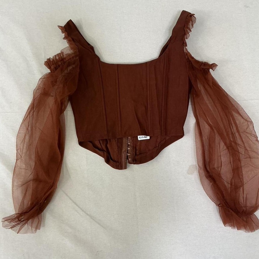 CELECCI corset-style crop top - Picture 2 of 4